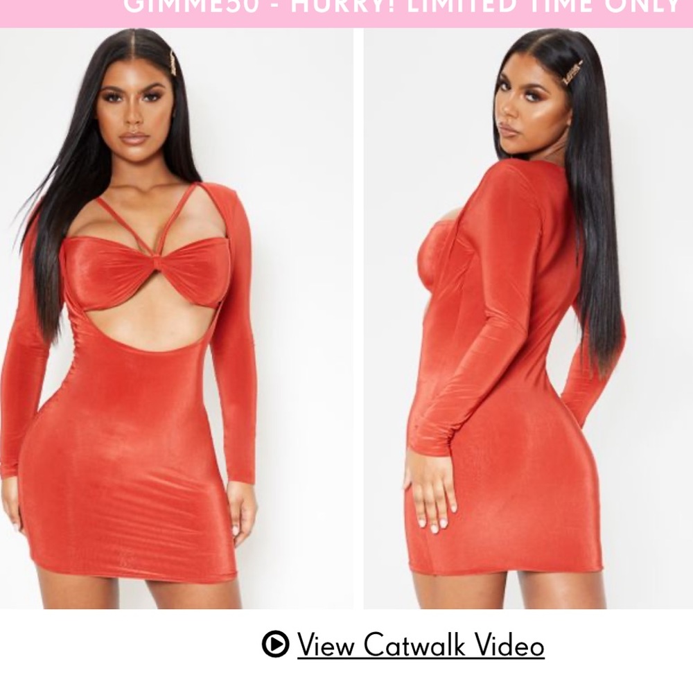 PRETTYLITTLETHING DRESS SIZE 2